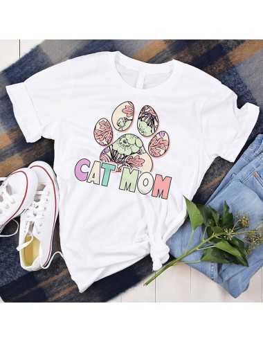 Tricou dama - Cat Mom - Mama de pisica