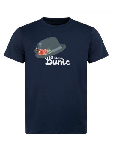 Tricou barbat - O sa fiu Bunic - bleumarin