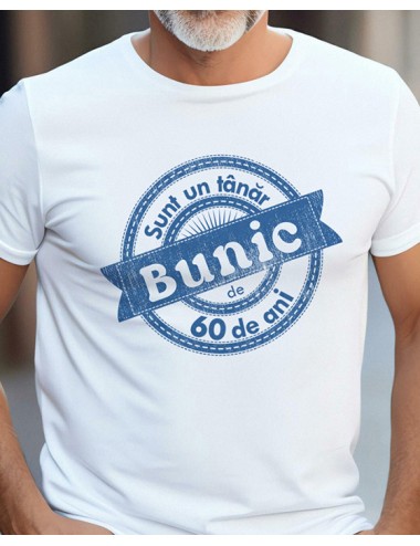 Tricou bunic - Sunt un tanar bunic de X ani