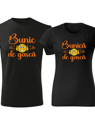 Set Familie - Bunici de gasca - Negru