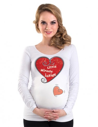 Bluza gravide - Inimioare